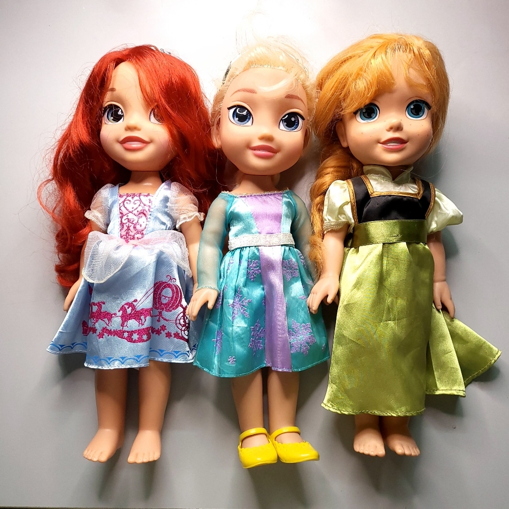 My First Disney Toddler Princess Doll Bundle Lot